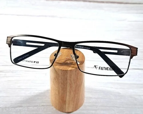 NEW Fatheadz Eyeglass Frame Big Tall Men Glasses, Brown Metal Oversize 62 16 150