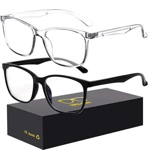 Oilway Blue-Light Blocking Glasses Computer Reading/Gaming/TV/Phones Glasses Fashion Anti Eyestrain Glasses for Women Men 1