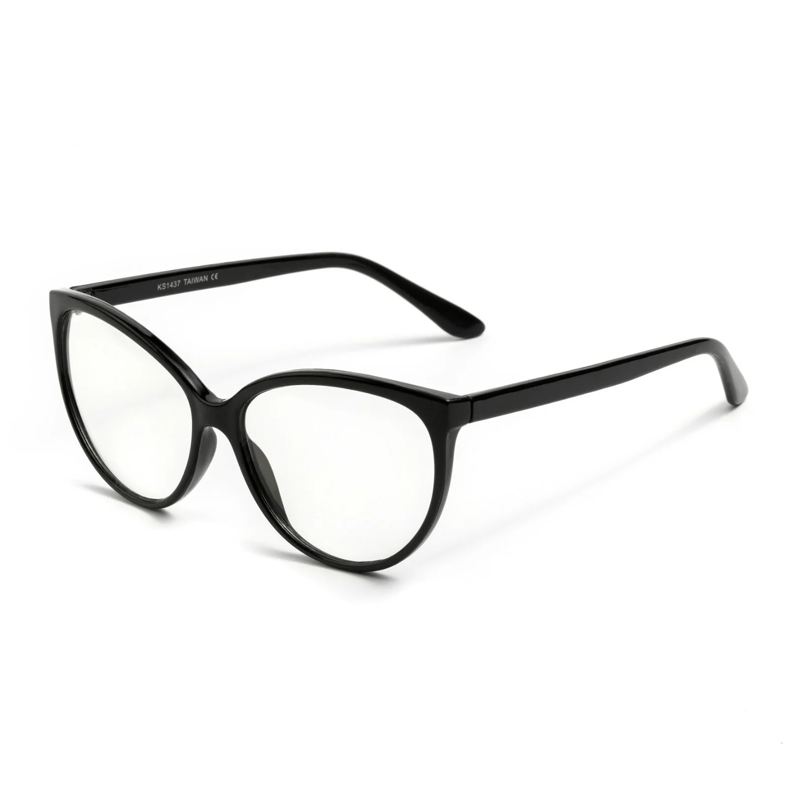XXL OVERSIZED Cat Eye FOXY Clear Lens Eyeglasses Glasses SHADZ GAFAS Fashion 3